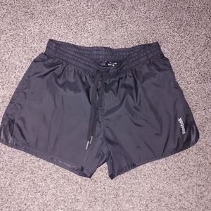 Reebok black nylon shorts